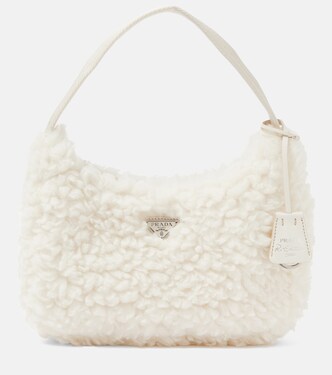 Re-Edition 2000 Mini shearling shoulder bag | Prada
