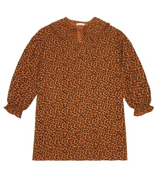 Federica leopard-print cotton dress | The New Society