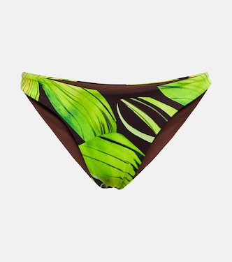 Scoop printed bikini bottoms | Louisa Ballou