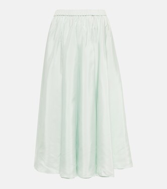 Smithfield silk midi skirt | Joseph