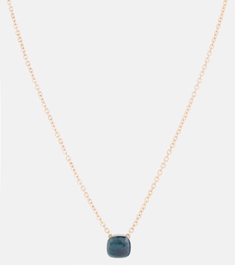 Nudo 18kt gold necklace with topaz | Pomellato