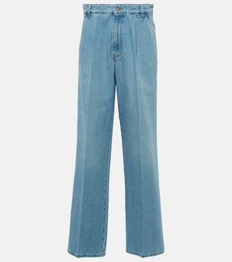 Low-rise wide-leg jeans  | Miu Miu