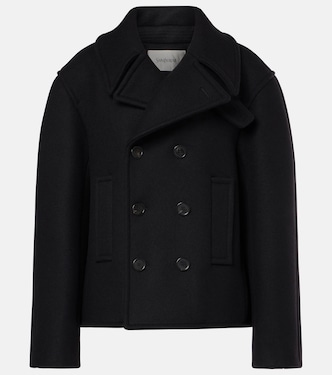 Oversized virgin wool peacoat | Saint Laurent