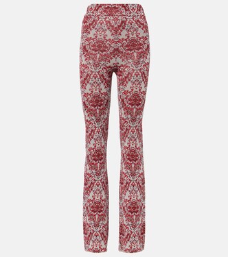 Pantalon droit à motif cachemire | Rabanne