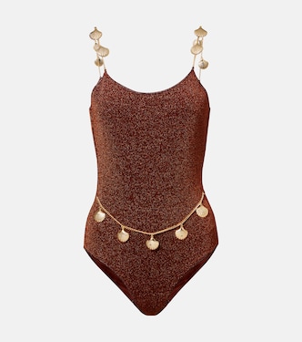 Verzierter Badeanzug Lumière Shells | Oséree