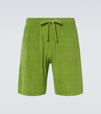 Cotton-blend terry Bermuda shorts | Vilebrequin