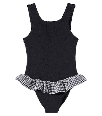 Duo Denise gingham swimsuit | Hunza G Kids