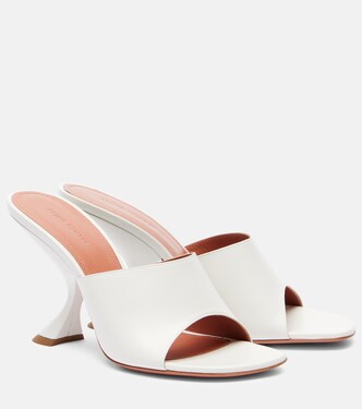 Mules Taylor 90 in pelle | Amina Muaddi