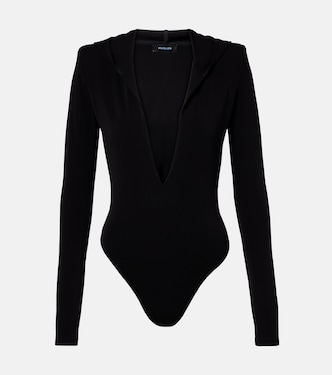Body de jersey con capucha | Mugler
