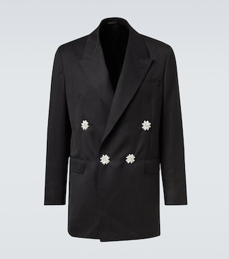 Embellished double-breasted blazer | Simone Rocha