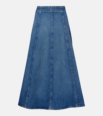 Uma denim midi skirt | Ulla Johnson