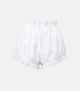 Ezra broderie anglaise cotton shorts | Posse