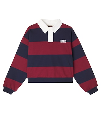 Teresa striped cotton polo shirt | The New Society