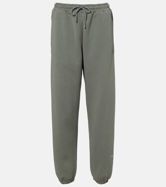 Cotton-blend fleece sweatpants | Adidas by Stella McCartney