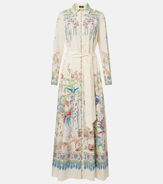 Belted printed cotton shirt dress | Etro