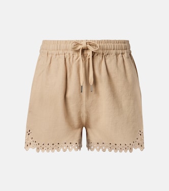 Shorts Balyme in cotone con ricamo | Marant Etoile