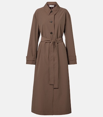 Checked belted coat | Róhe