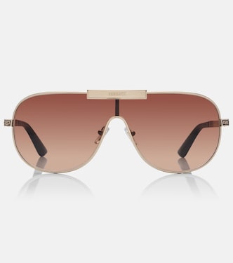Greca Flow shield sunglasses | Versace