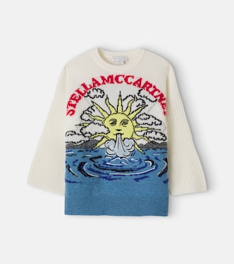 Intarsia wool sweater | Stella McCartney Kids