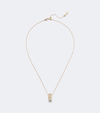 Moderniste 18kt gold pendant necklace with diamonds | Messika