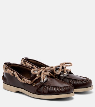 Cruise leather boat shoes | Golden Goose