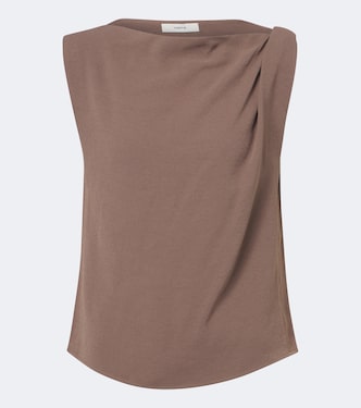 Draped crêpe top | Vince