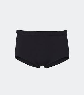 Logo knitted micro shorts | Fendi