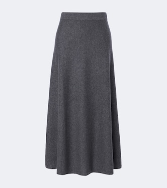 Torie cashmere midi skirt | Lisa Yang
