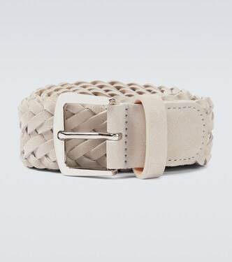 Woven suede belt | Loro Piana