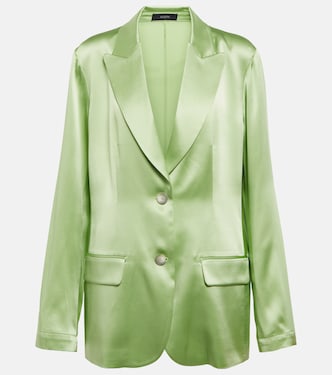Moxon silk satin blazer | Joseph