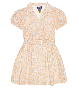 Floral cotton shirt dress | Polo Ralph Lauren Kids