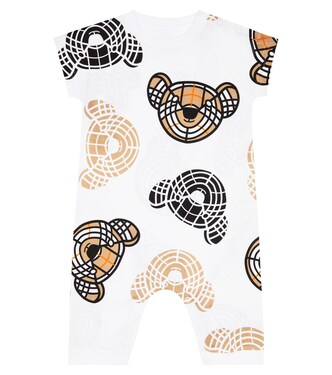 Baby Thomas Bear cotton onesie | Burberry Kids