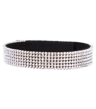 Crystal-embellished choker | Dolce&Gabbana Kids