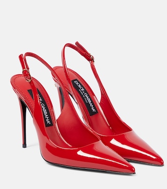 DG patent leather slingback pumps | Dolce&Gabbana