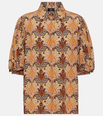 Printed silk top | Etro