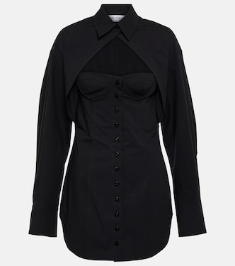 Minikleid aus einem Baumwollgemisch | The Attico