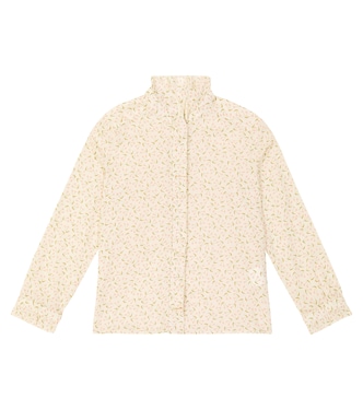 Bree cherry-printed cotton blouse | Bonpoint