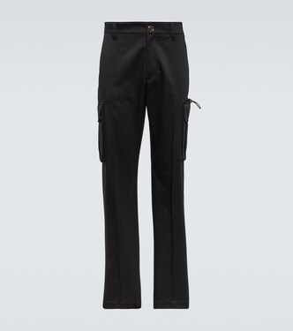 Pantaloni cargo in gabardine di cotone | Versace