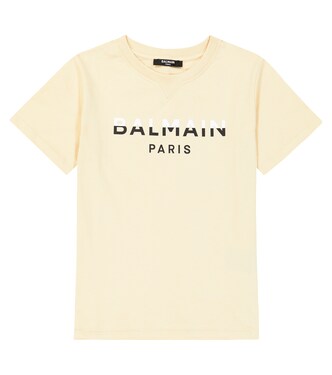 Logo cotton jersey T-shirt  | Balmain Kids
