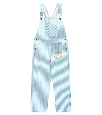 Striped cotton overalls | Bobo Choses