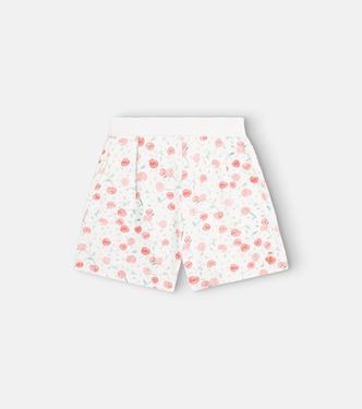 Cornelia printed cotton shorts | Bonpoint