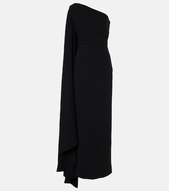 Daria one-shoulder gown | Solace London