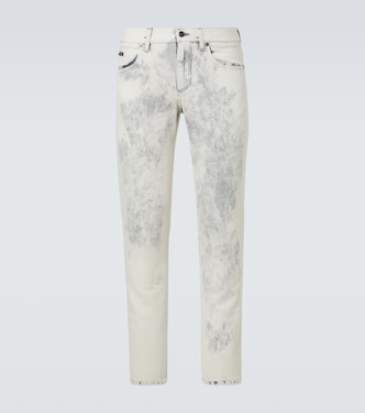Printed straight jeans | Dolce&Gabbana