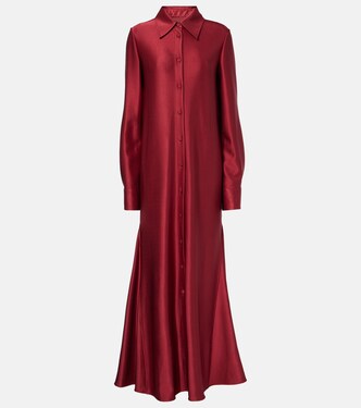 Satin shirt dress | Jil Sander