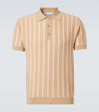 Striped wool polo shirt | King & Tuckfield
