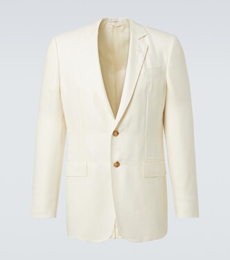 Wool, silk, and linen suit jacket | Gabriela Hearst