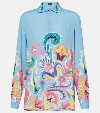 Printed satin shirt | Etro