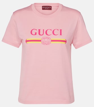 Printed cotton jersey T-shirt | Gucci