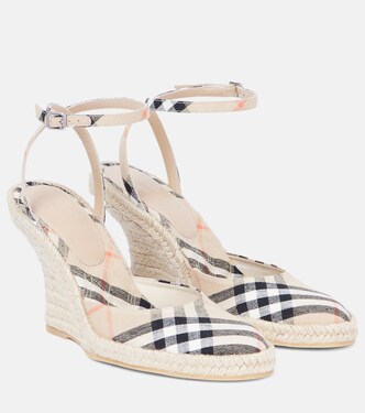 LF Mews 90 espadrille wedges | Burberry