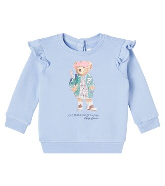 Baby Polo Bear cotton-blend fleece sweatshirt | Polo Ralph Lauren Kids